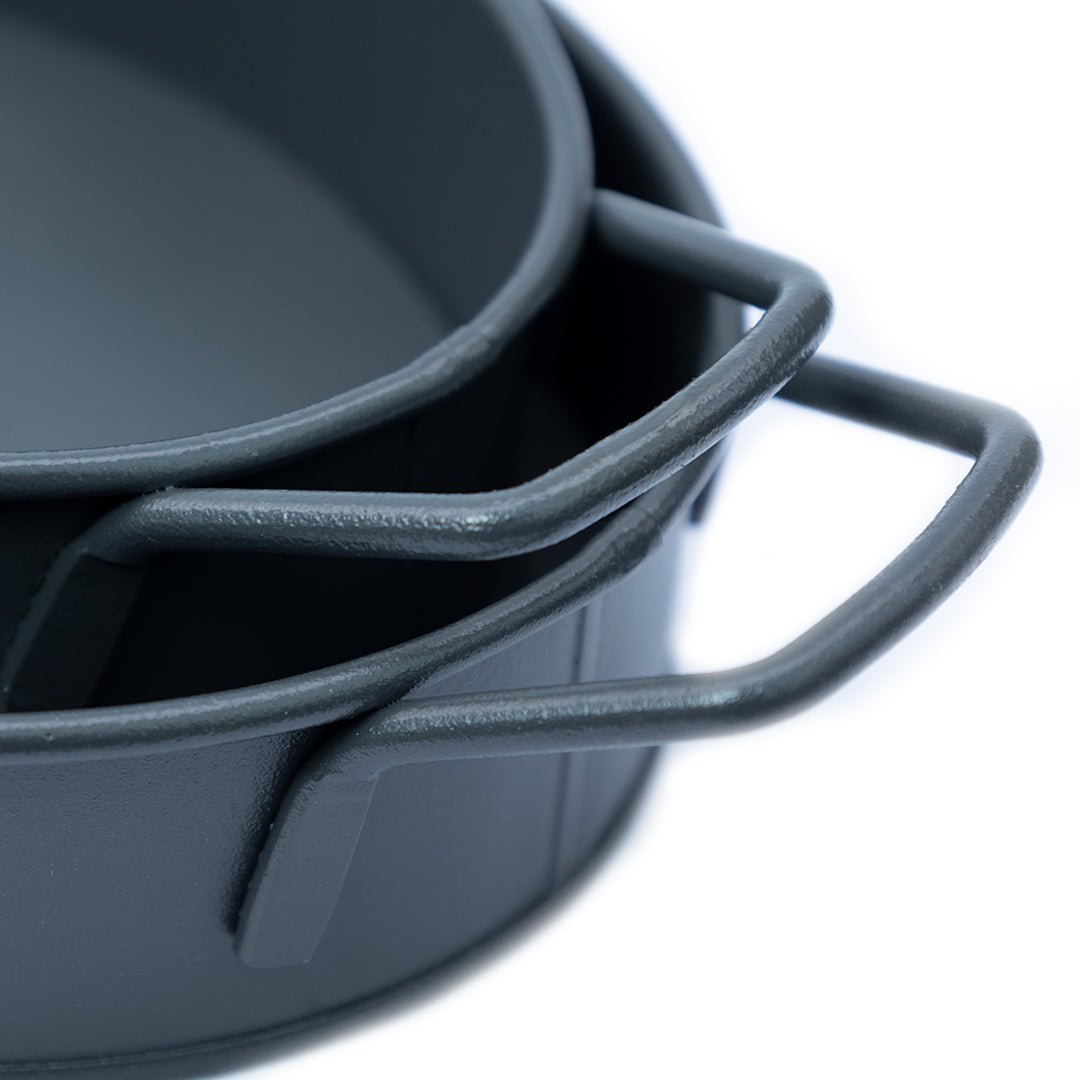 Oval Tepsi Orta Boy Siyah