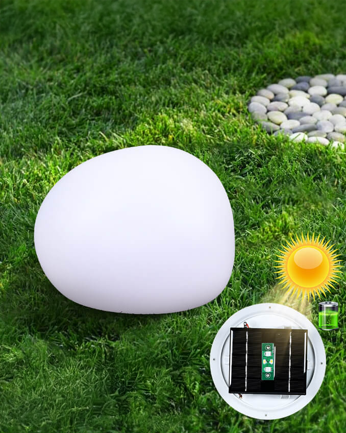 Prime Solar Taş Bahçe Lambası