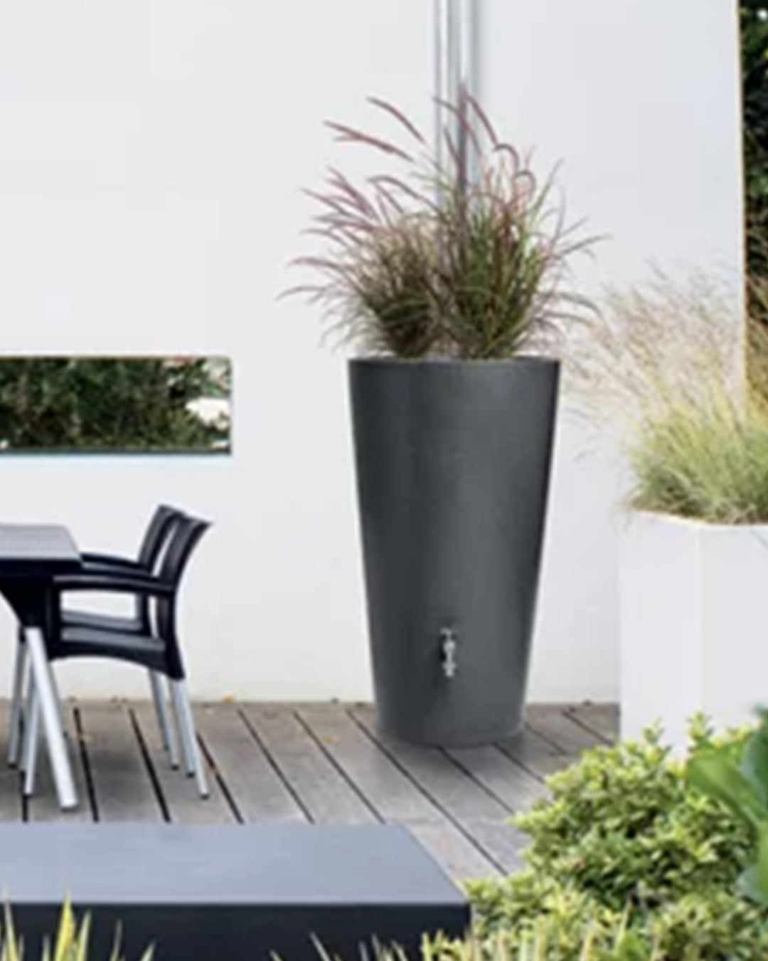 Rainbowl Flower Yağmur Suyu Deposu Bej