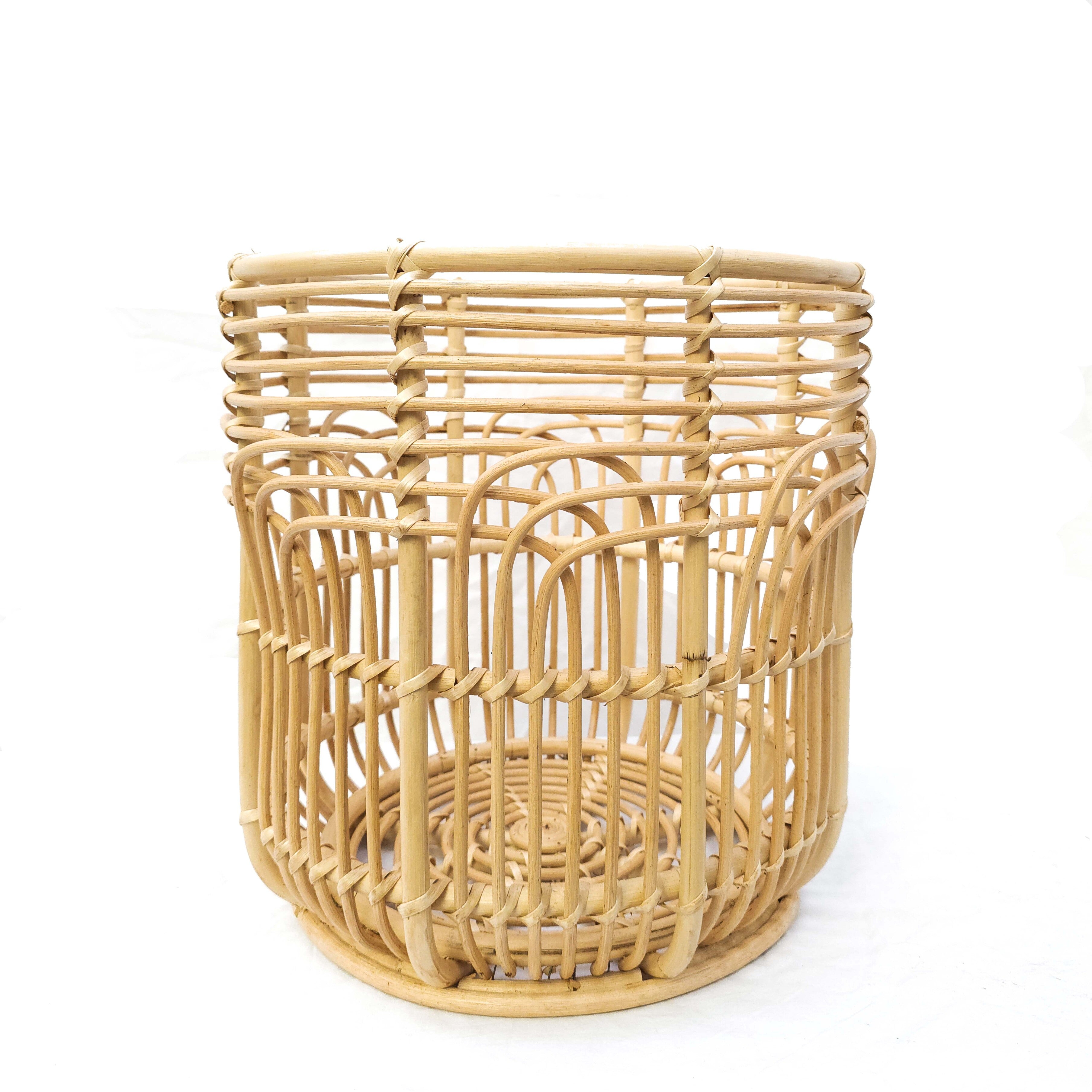 Rattan Sepet Büyük Kahverengi