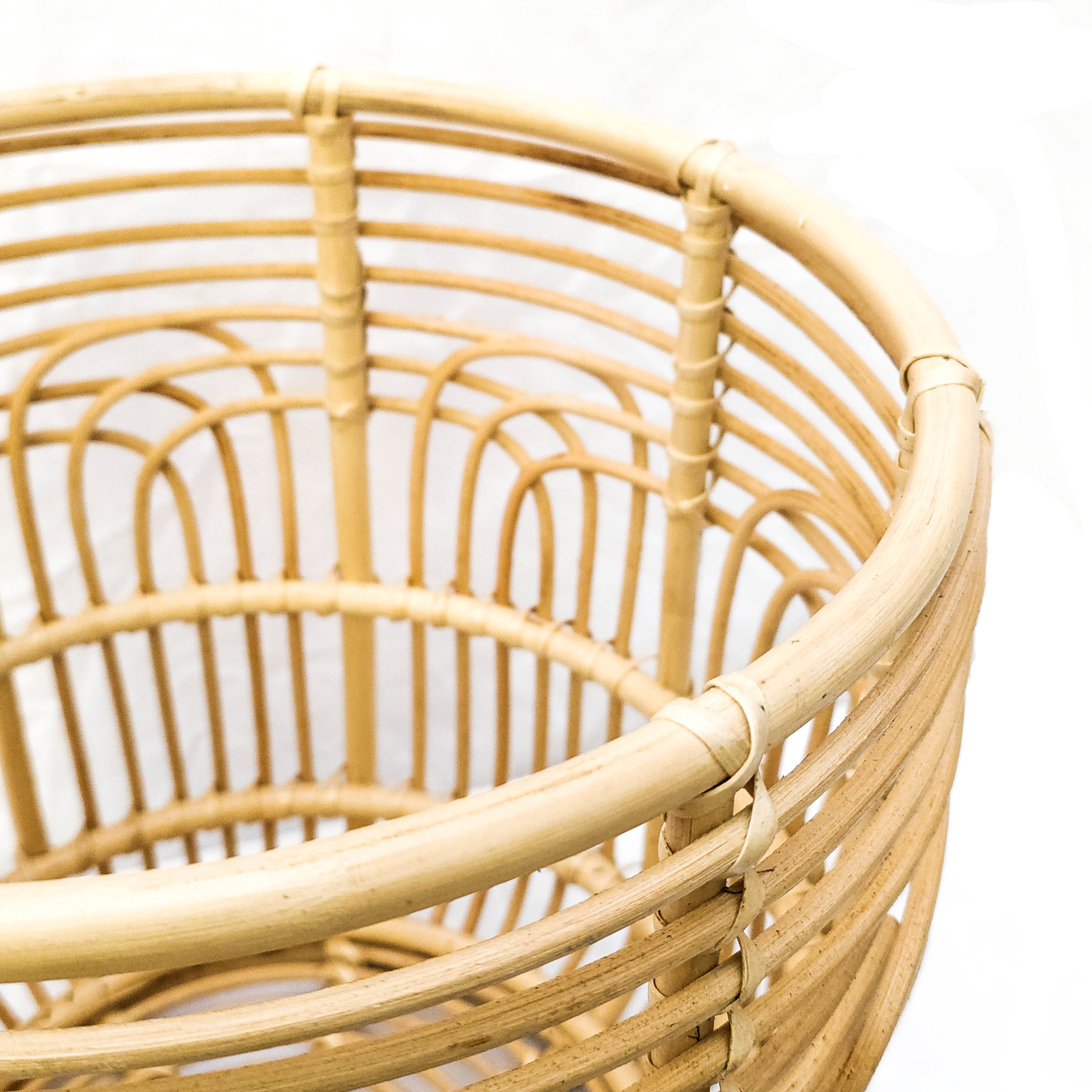 Rattan Sepet Büyük Kahverengi