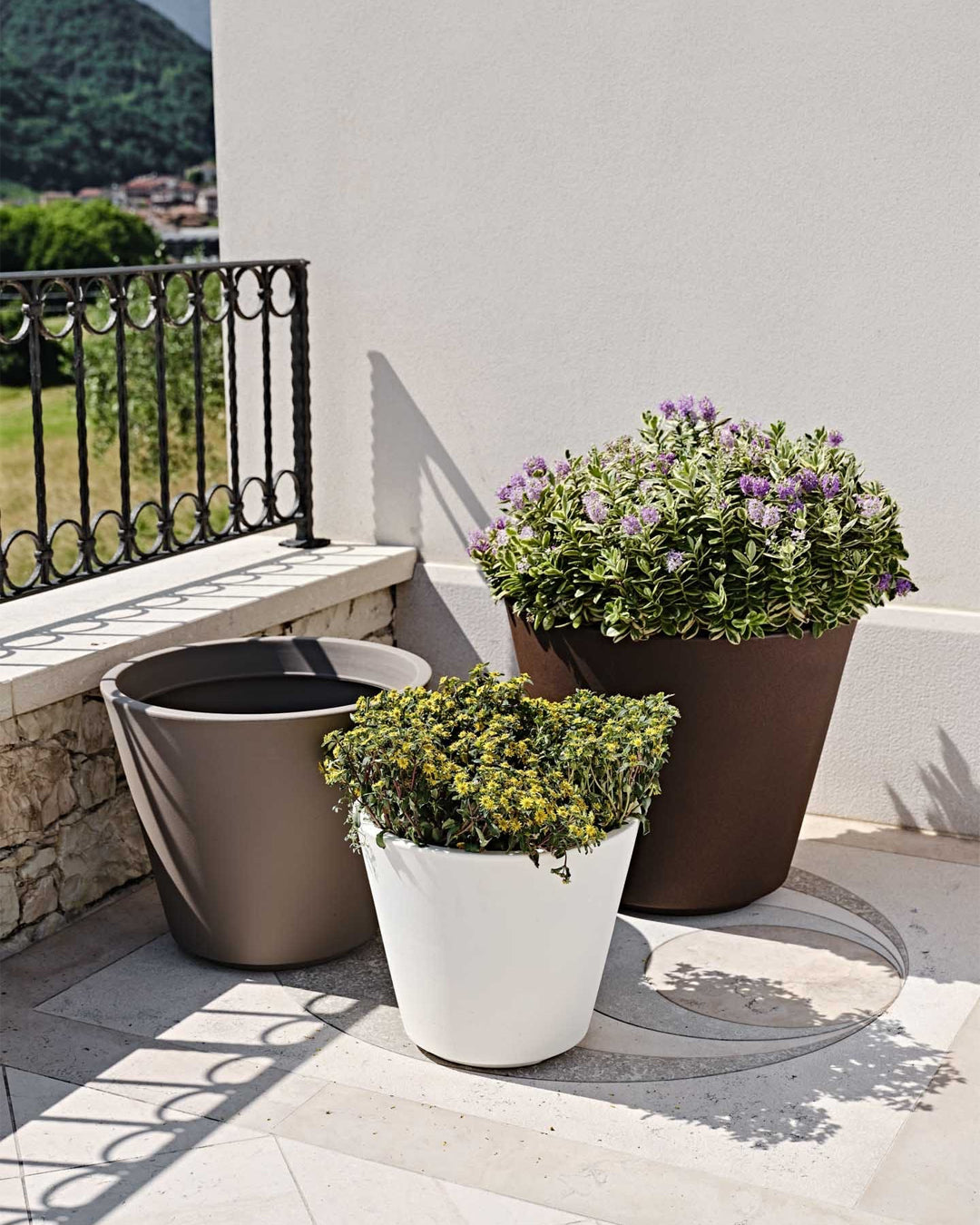 Ribeira 60 Plastik Saksı Antrasit