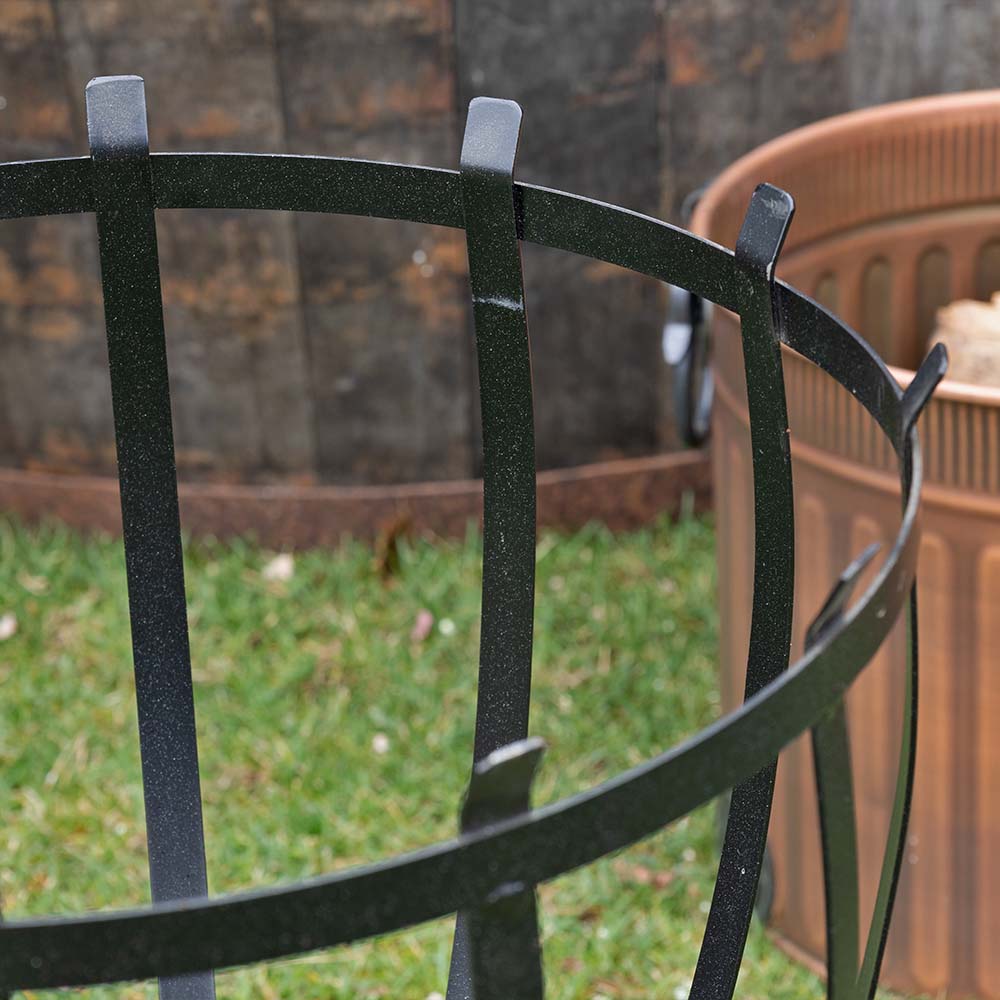 Roma Şöminesi Siyah