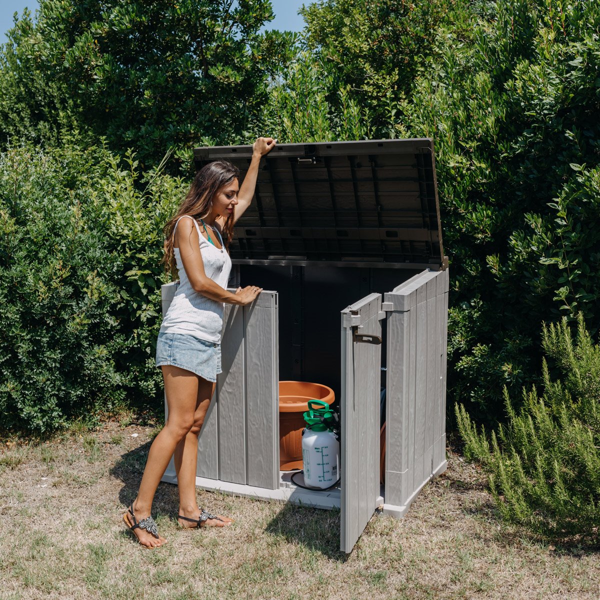 Storaway Antrasit/Gri Bahçe Dolabı