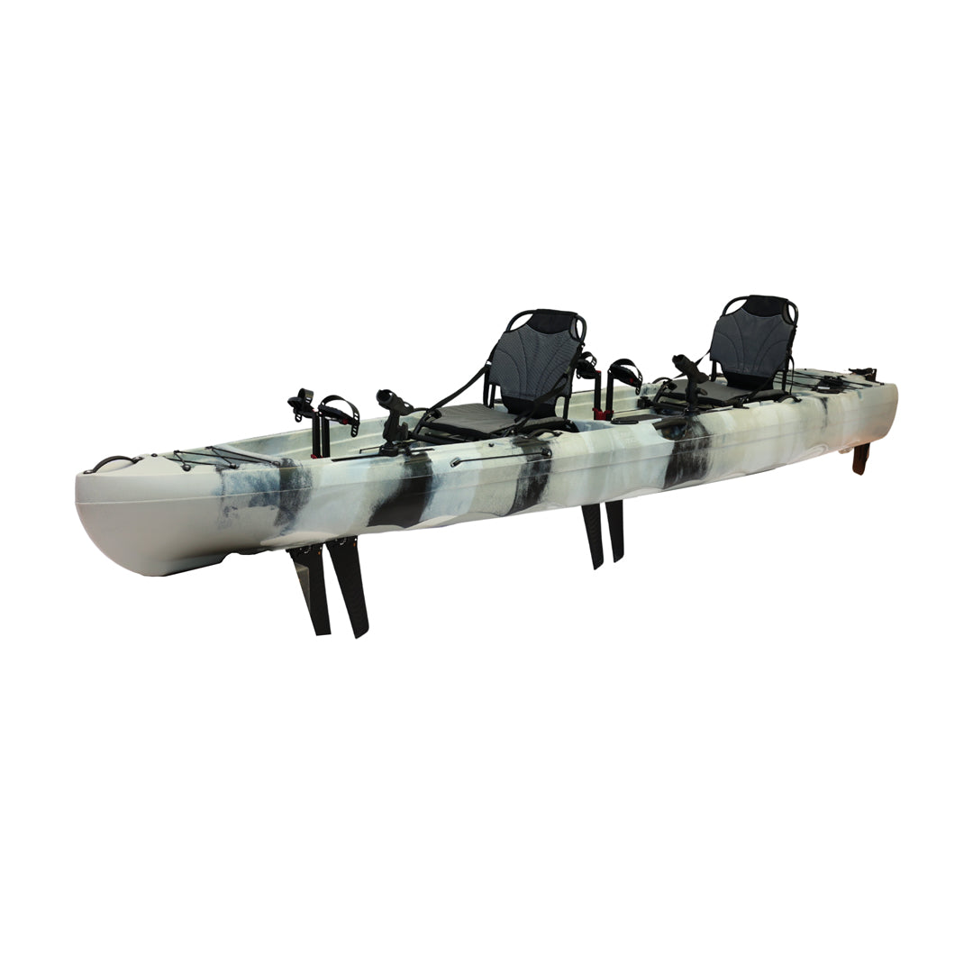 Tango Balıkçı Kanosu Beyaz Gri Siyah