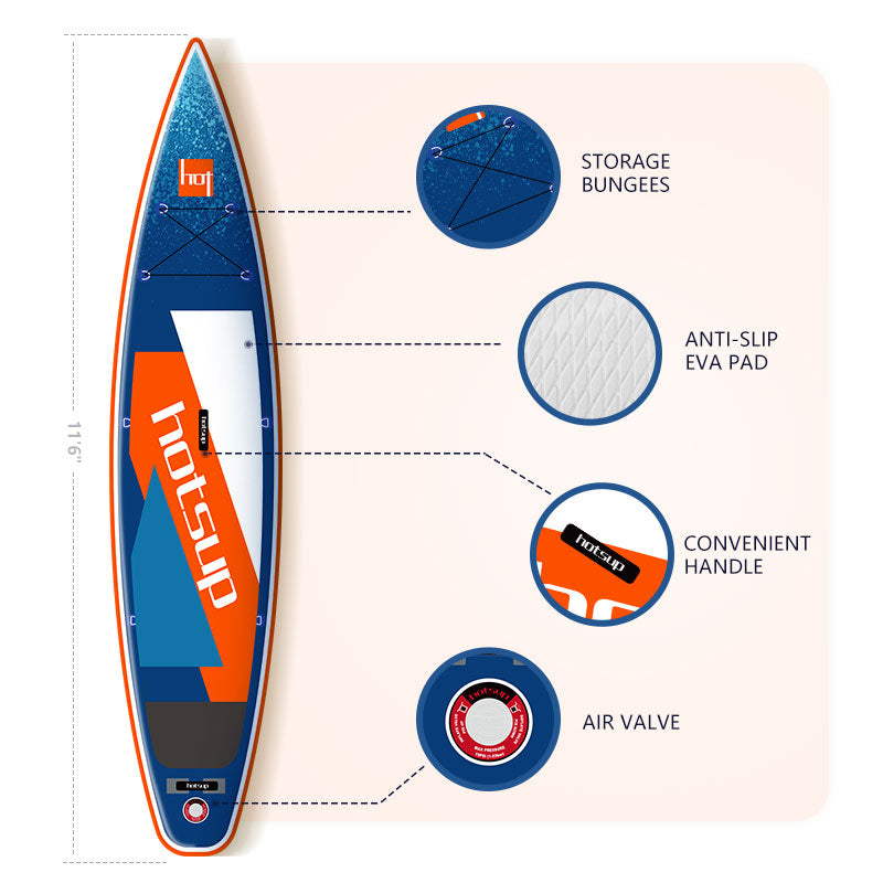 Touring Sürat Paddle Board / SUP Board 350 cm