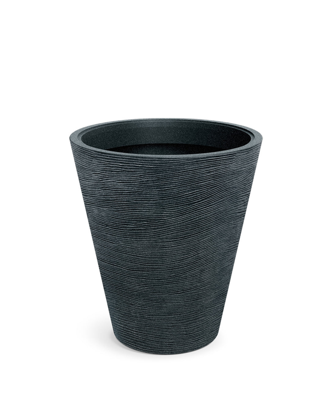 Tubra Plastik Saksı Koyu Granit