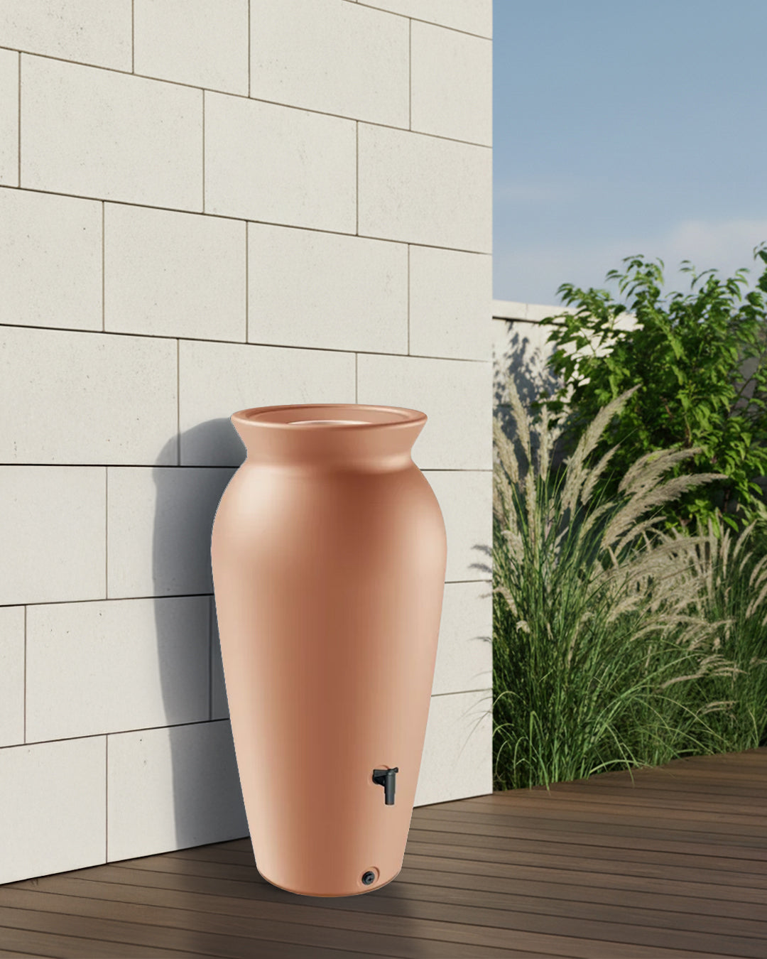 Velcan 230 L Yağmur Suyu Deposu Terracotta