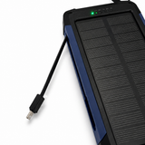 3'ü 1 Arada Solar Powerbank Mavi