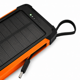 3'ü 1 Arada Solar Powerbank Turuncu
