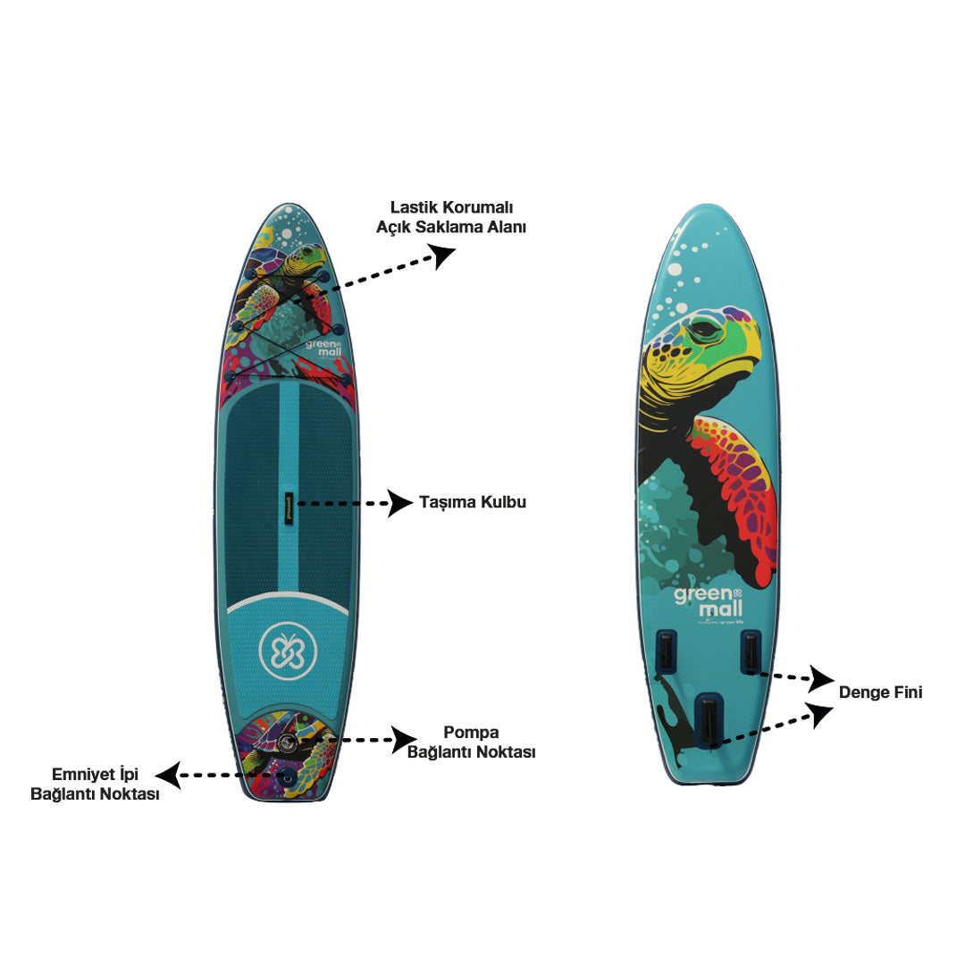 Turtle  Paddle Board / Sup Board 313 cm