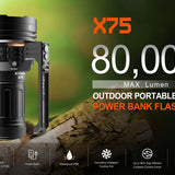 AceBeam X75 80000 Lümen El Feneri