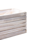 Ahşap Dikdörtgen Saksı Küçük Boy