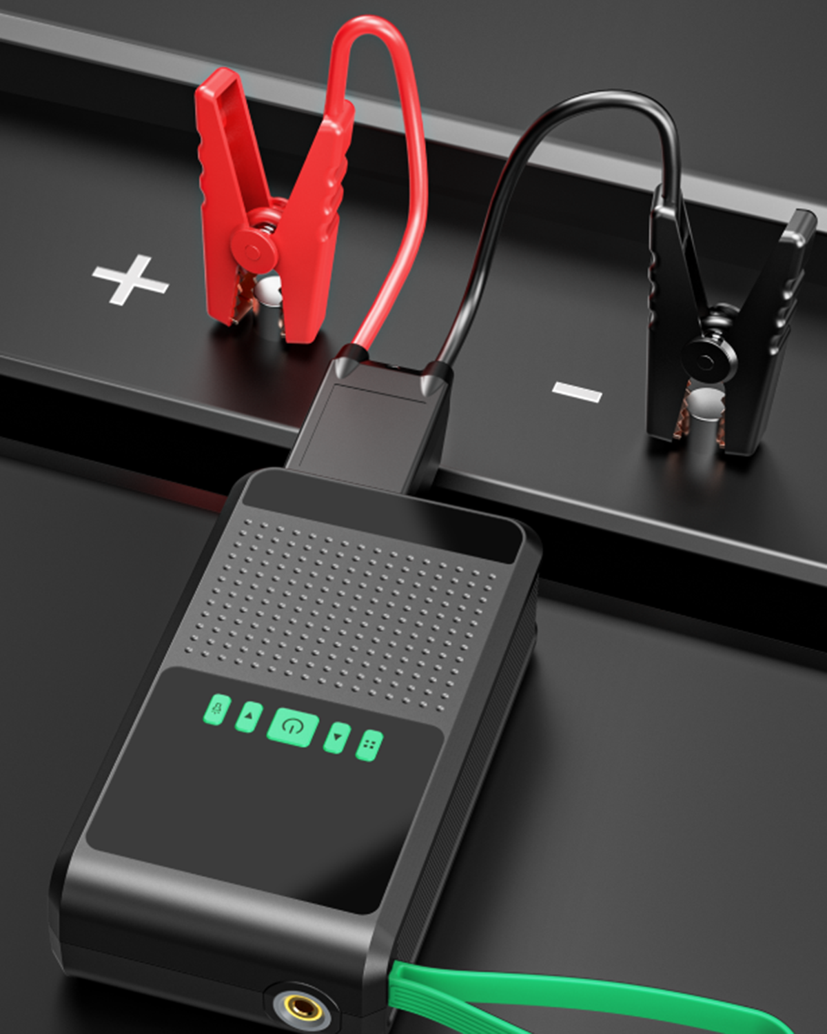 Akü Takviyeli Hava Pompası 12000 mAh batarya 150 PSI powerbank LED lastik şişirme kompresörü