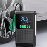 Akü Takviyeli Hava Pompası 12000 mAh batarya 150 PSI powerbank LED lastik şişirme kompresörü