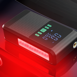 Akü Takviyeli Hava Pompası 12000 mAh batarya 150 PSI powerbank LED lastik şişirme kompresörü