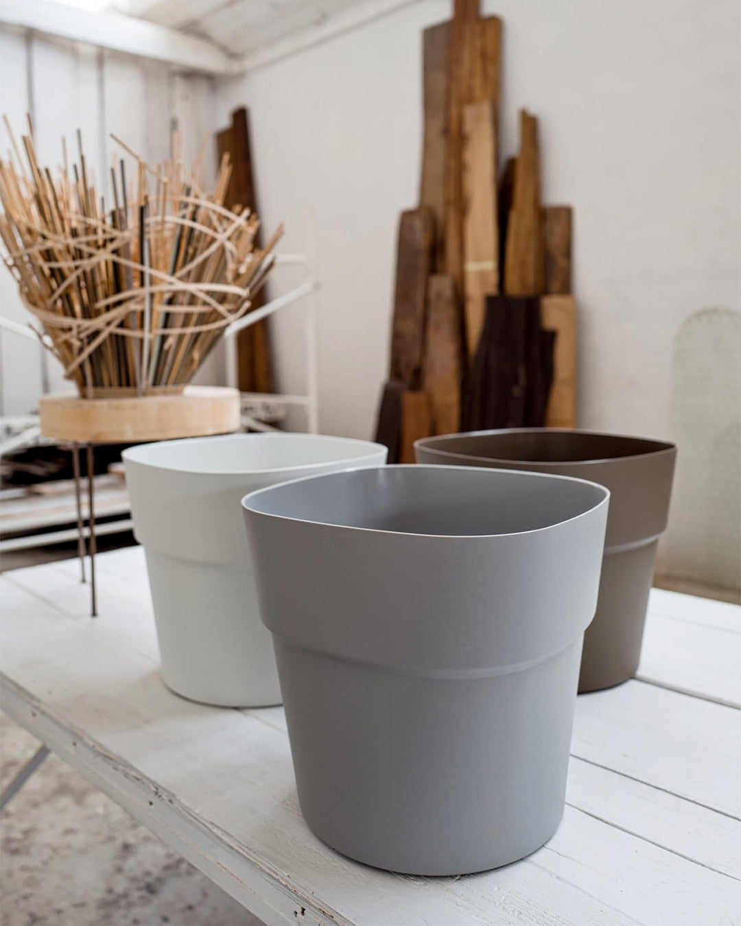 Andromeda 58 Koyu Mavi Plastik Saksı