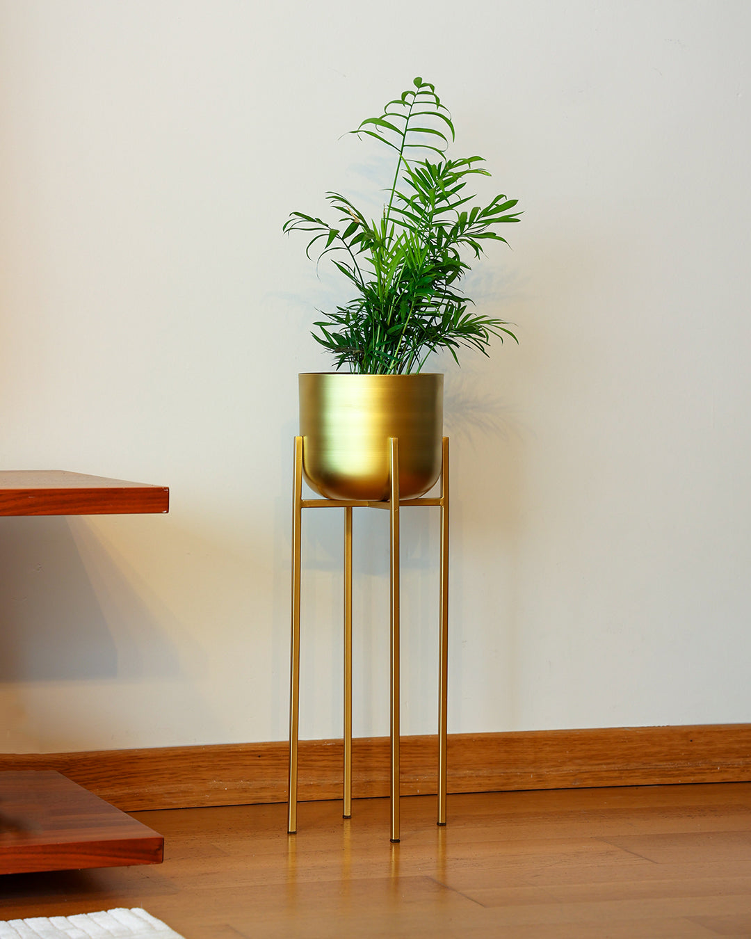 Ayaklı Metal Saksı Büyük Boy