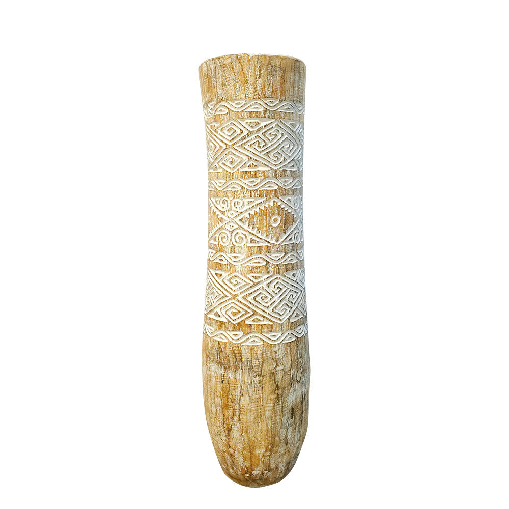 Bali Motifli Palmiye Saksısı L