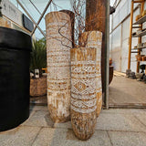 Bali Motifli Palmiye Saksı L