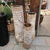 Bali Motifli Palmiye Saksı L