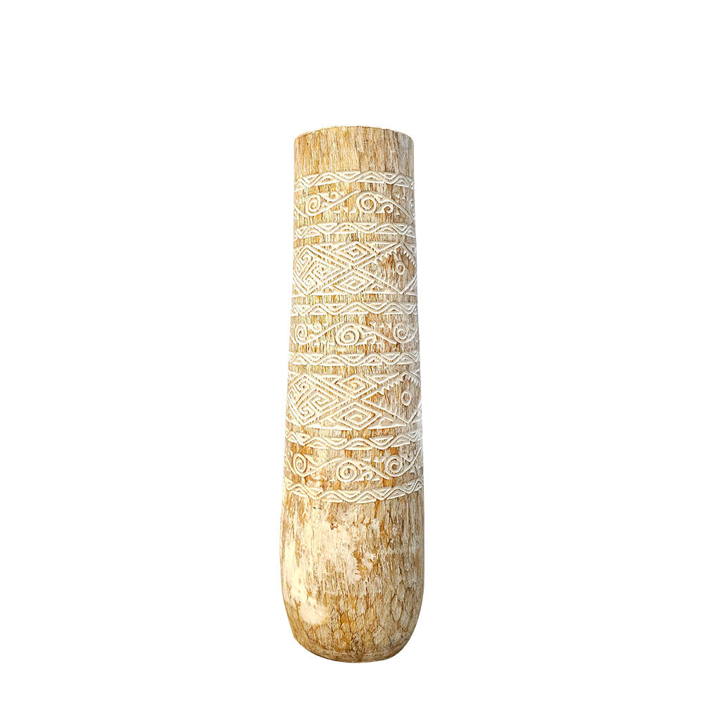 Bali Motifli Palmiye Saksısı M