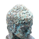 Buddha Büst Heykel Turkuaz Küçük Boy