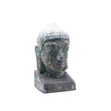 Buddha Büst Heykel Turkuaz Orta Boy
