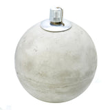 Beton Yuvarlak Mumluk Büyük Boy Gri