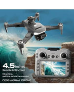 HARVOX C29S GPS 4K kameralı katlanabilir drone, 360° engel kaçınma ve 4,5 inç LCD ekranlı kumanda