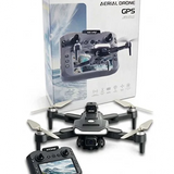 HARVOX C29S GPS 4K kameralı katlanabilir drone, 360° engel kaçınma ve 4,5 inç LCD ekranlı kumanda