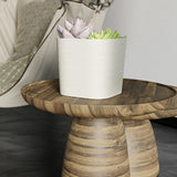 Capri 38 Plastik Akıllı Saksı Beyaz