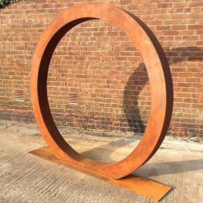 Corten Ay Kapısı Heykel