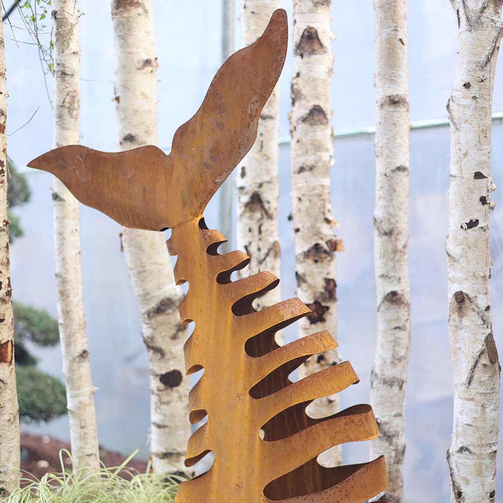 Corten Balık Heykel