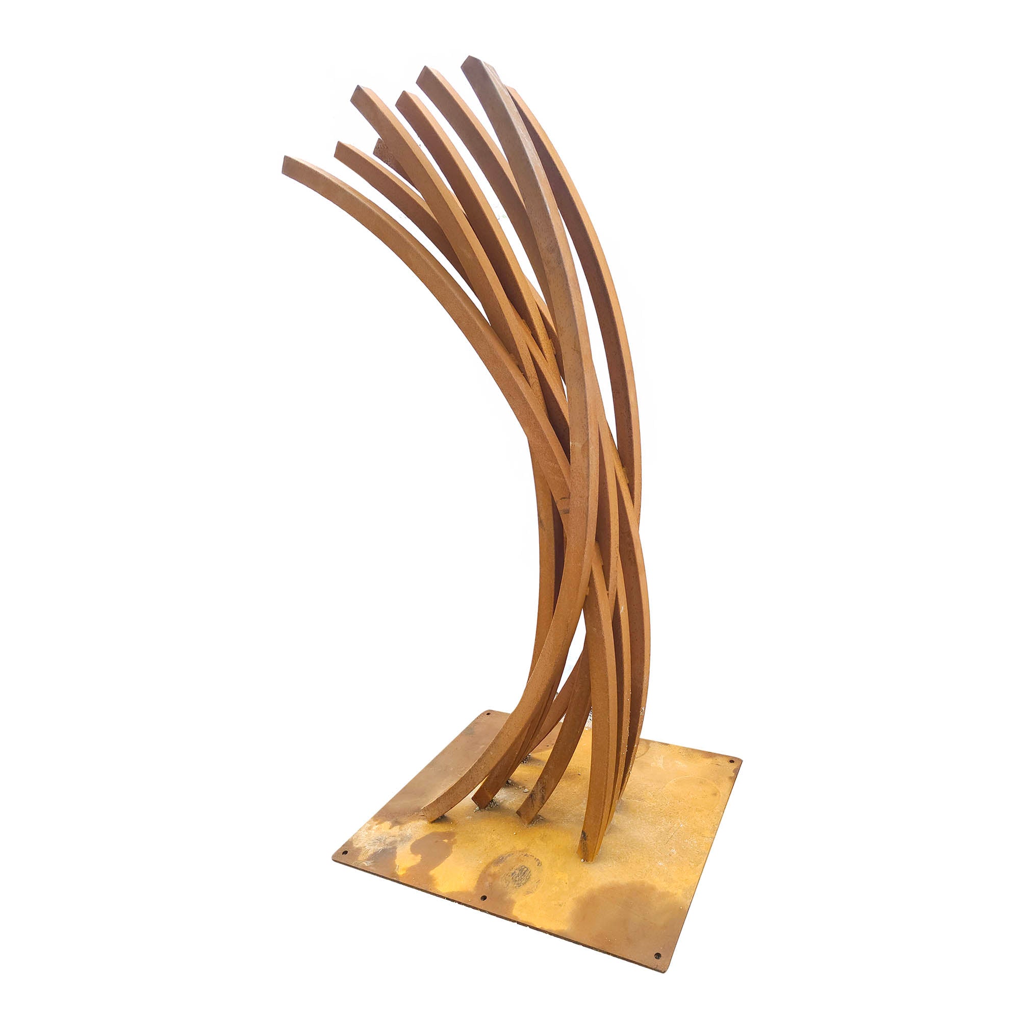 Corten Dekoratif Bahçe Heykeli
