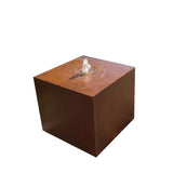 Corten Dikdörtgen Su Tablası