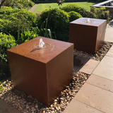 Corten Dikdörtgen Su Tablası