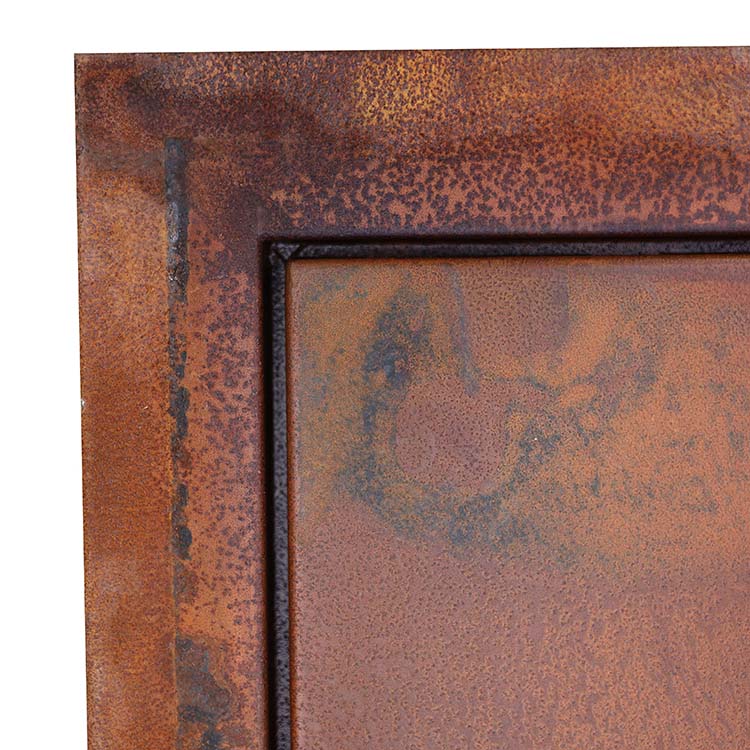 Corten Dikdörtgen Üçlü Su Tablası