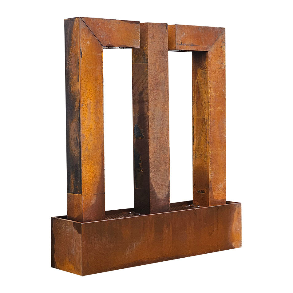 Corten İkili Su Perdesi