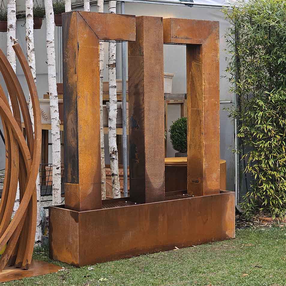 Corten İkili Su Perdesi