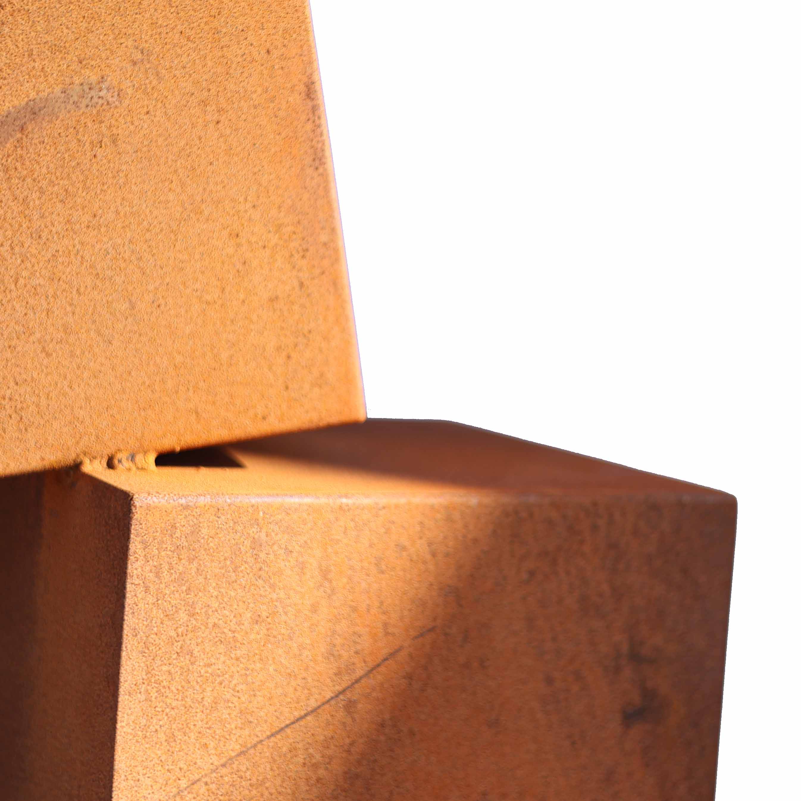 Corten Küp Heykel