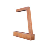 Corten L Şeklinde Su Perdesi