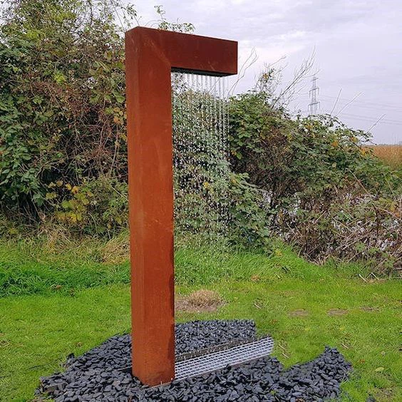 Corten Tekli Su Perdesi