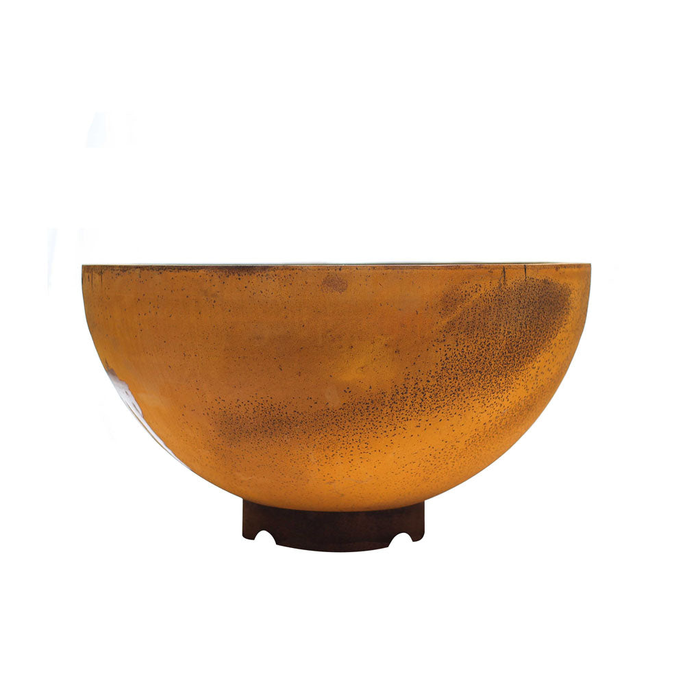 Corten Yuvarlak Saksı Küçük