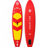 Crazy Fan Sarı Kırmızı Şişme SUP Board / Paddle Board 320 cm
