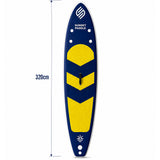 Crazy Fan Sarı Lacivert Şişme SUP Board / Paddle Board 320 cm