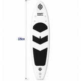 Crazy Fan Siyah Beyaz Şişme SUP Board / Paddle Board 320 cm