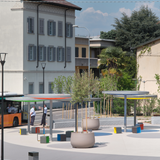 Cubix Metal Koltuk Kırmızı