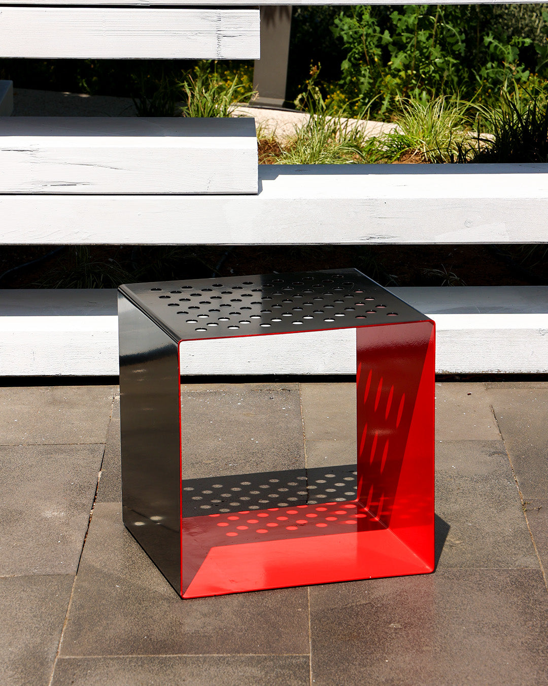 Cubix Metal Koltuk Kırmızı