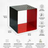 Cubix Metal Koltuk Kırmızı